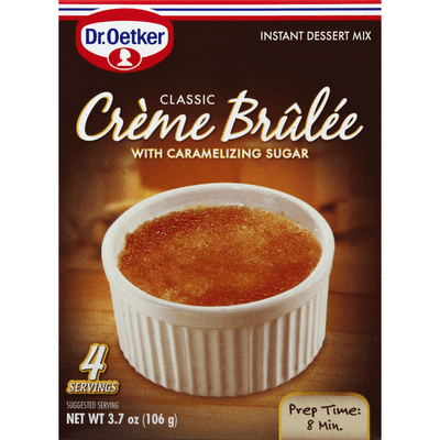Dr. Oetker Desserts Creme Brulee Classic 3.7 oz