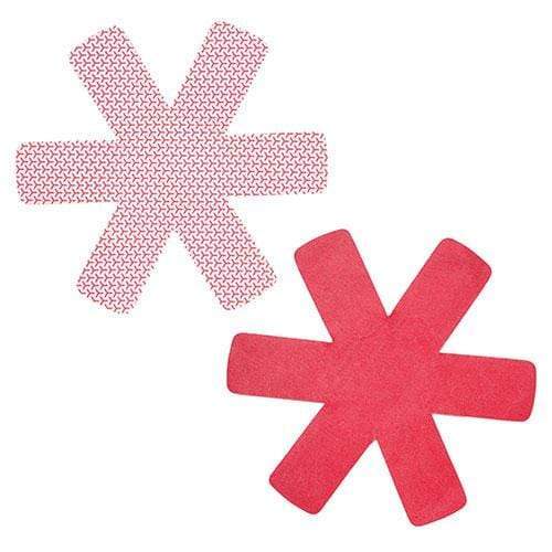 Cookware Accessories Envision Home Kitchen Cooking Guards - Red (Set Of 3)