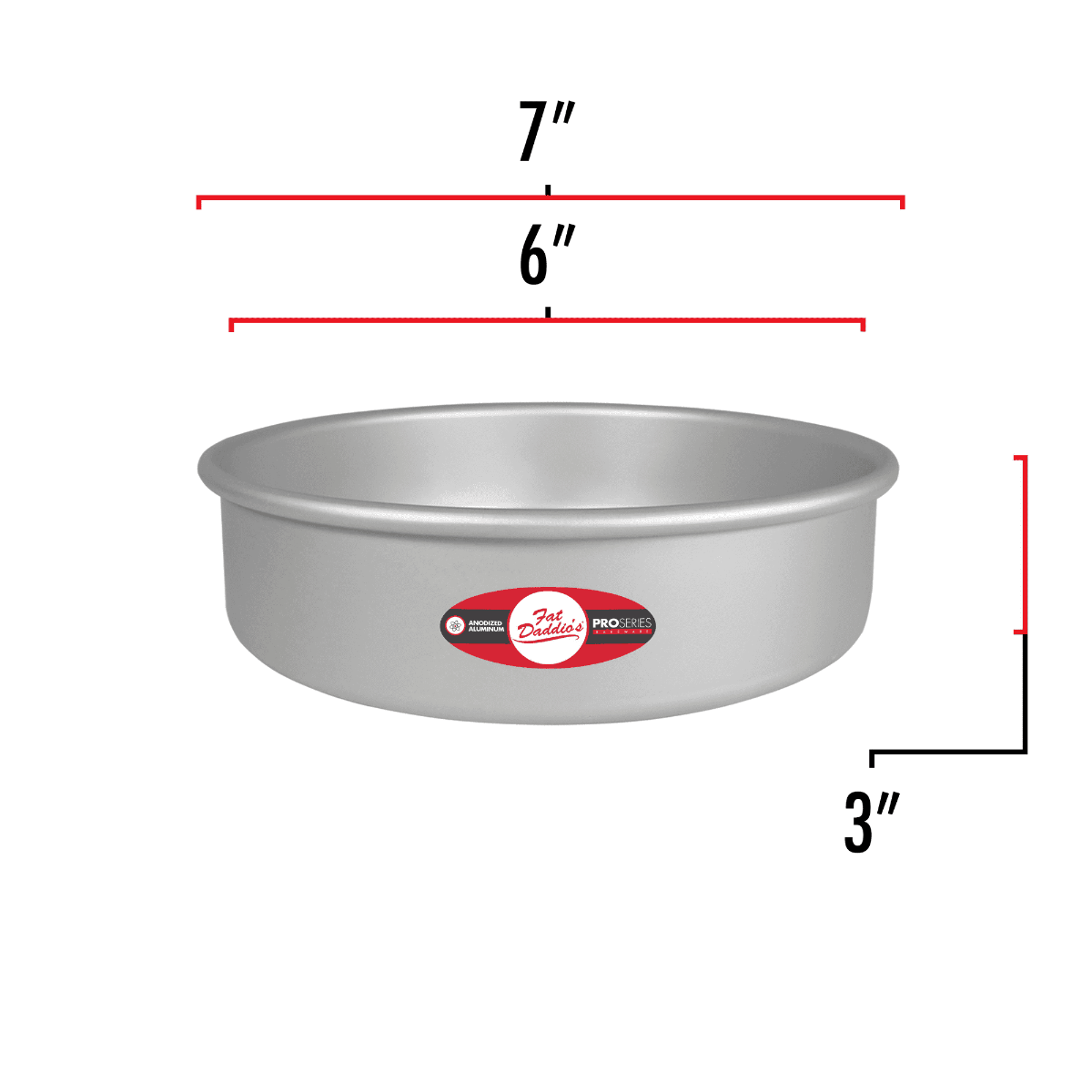 Fat Daddio&#39;s Cake Pans Fat Daddio&#39;s 6&quot; x 3&quot; Round Cake Pan