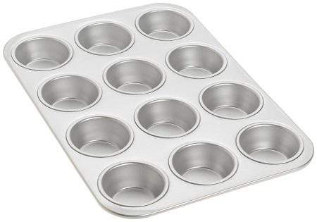 Fat Daddio's Pie Pan Fat Daddio's Anodized Aluminum 12 ct. Muffin Pan