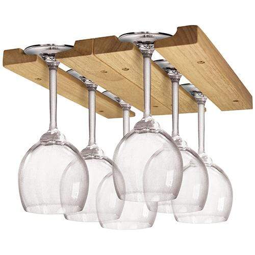 Wooden best sale stemware rack