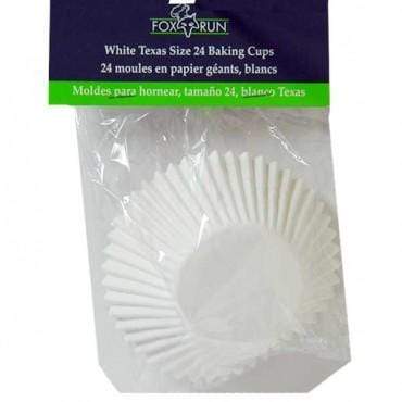 Cupcake & Muffin Pans Fox Run White Texas Size Bake Cup (24 count)