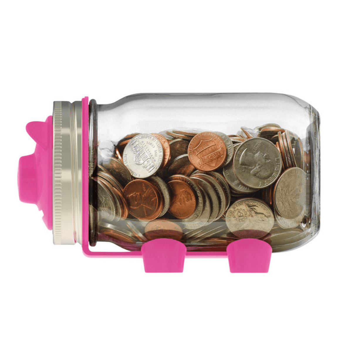 Fox Run Canning Tools Jarware Piggy Bank Lid for Regular Mouth Mason Jars