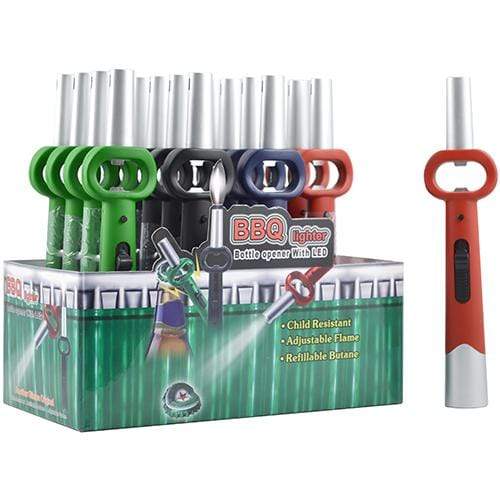 Gibson Enterprises Bottle Opener Lighter With Light - Assorted