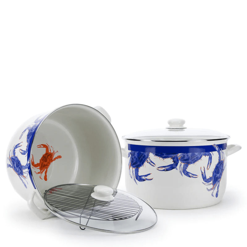 Golden Rabbit Blue Crab 18 qt Stock Pot