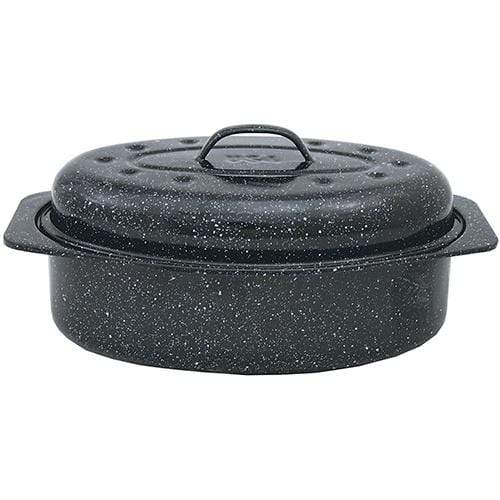GraniteWare 13in Oval Roaster With Lid