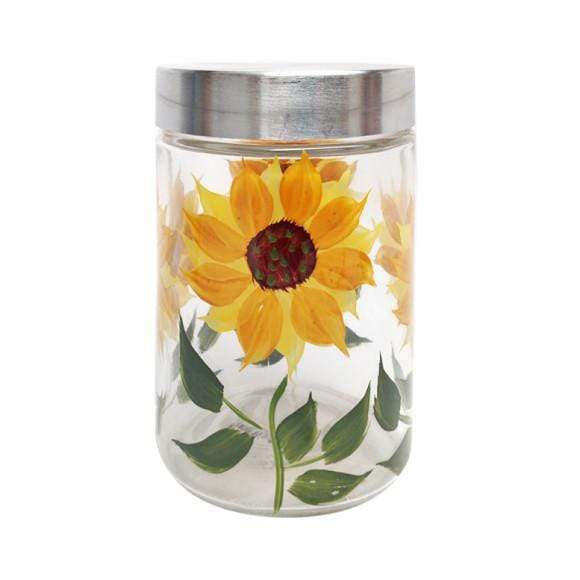 Grant Howard Canisters &amp; Dry Food Storage Grant Howard Sunflower Round Canister 75 oz