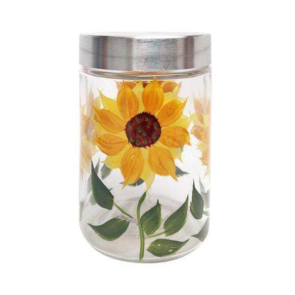 Grant Howard Canisters & Dry Food Storage Grant Howard Sunflower Round Canister 75 oz