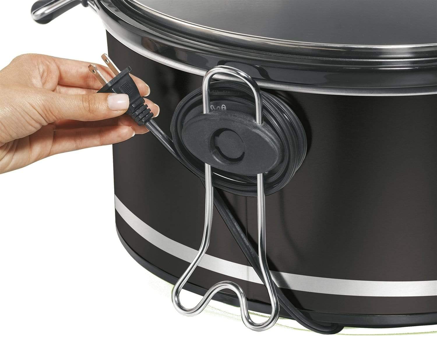 Hamilton Beach 10-Quart Silver Round Slow Cooker in the Slow