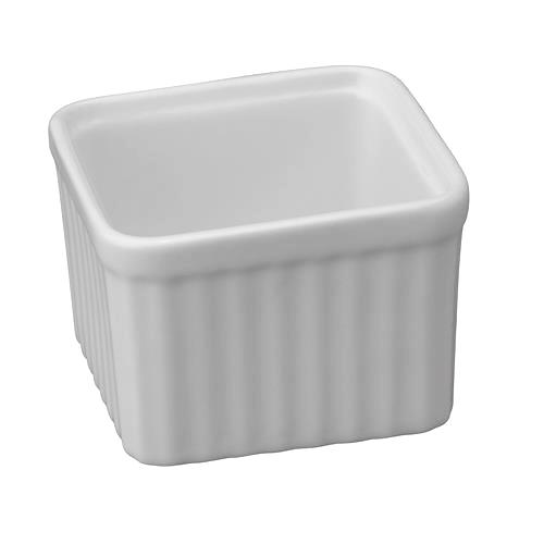 HIC 6oz. Square Fluted Ramekin