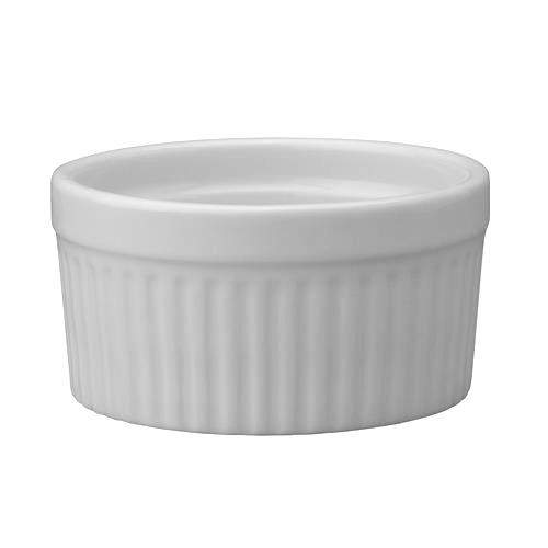 Ramekins & Souffles HIC 8oz. Round Fluted Souffle Dish