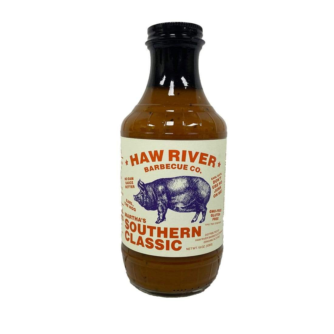 Haw River Barbecue Co. Martha's Southern Classic BBQ Sauce