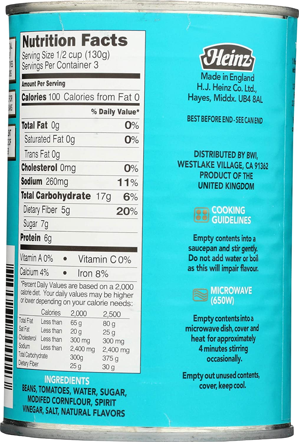 Heinz Baked Beans 13.7 oz