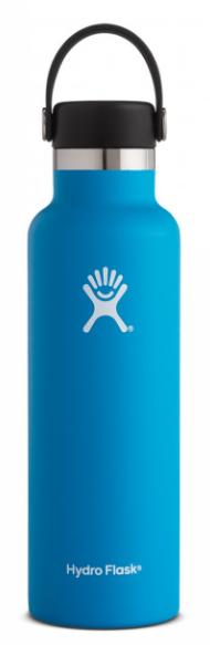 Hydro Flask Insulated Bottle Hydro Flask 21 oz Standard Mouth Bottle Pacific Blue