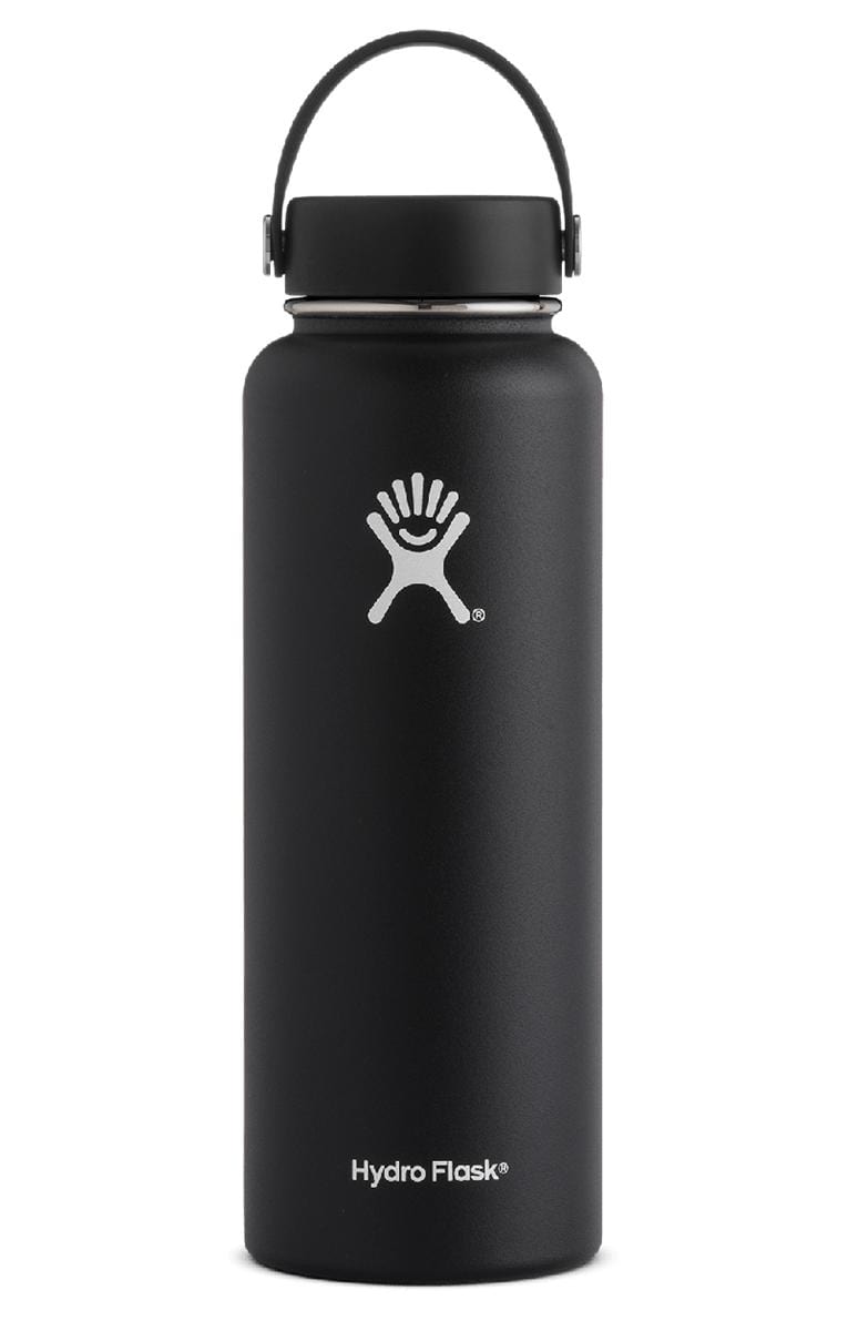 Hydro Flask Thermal Bottle Hydro Flask 40 oz Wide Mouth Bottle Black