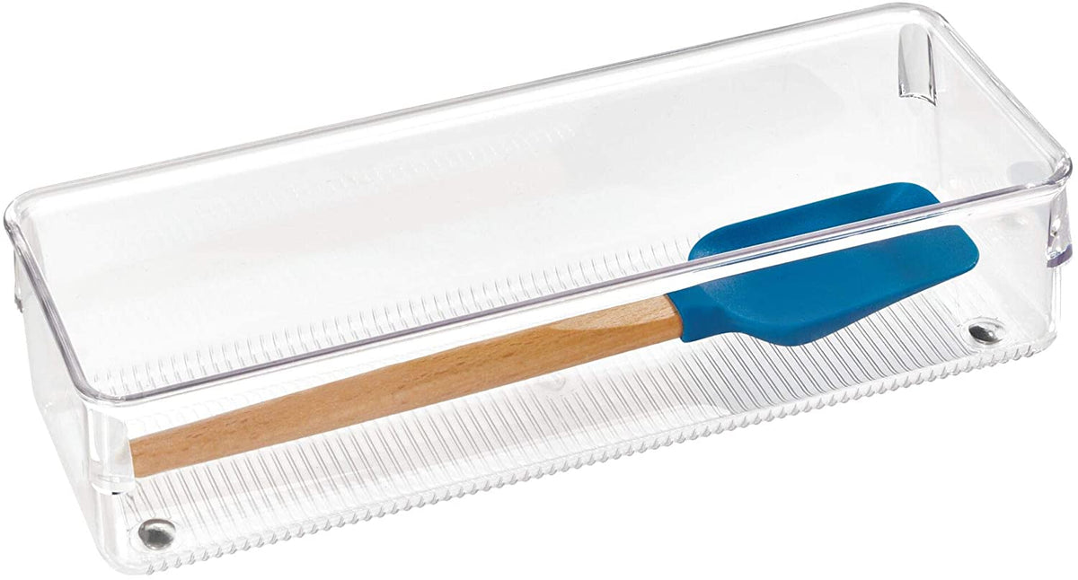 InterDesign« Clear Drawer Organizer-3x9x2