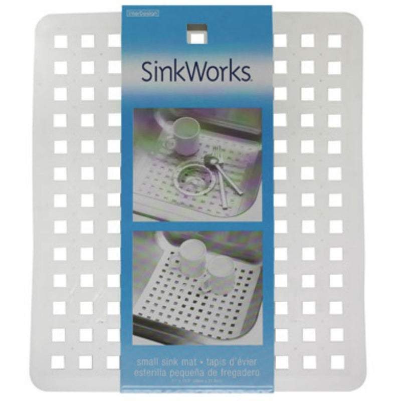 InterDesign Sinkware Sinkworks Small Sink Mat-Clear
