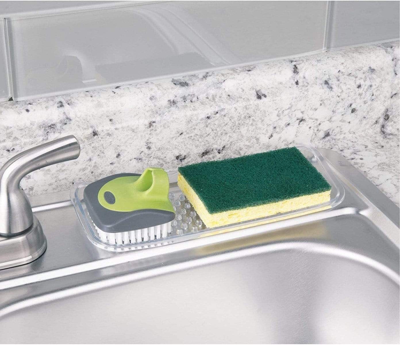 Sinkworks Soap Sponge Tray-Clear