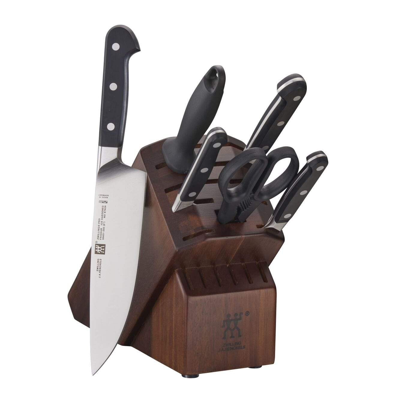 Cutco 21 Piece Kitchen Knife Set with Cherry Finish Oak Block, 8 Table  Knives, Paring Knife, Trimmers, Santoku Chopper Chef Knife, Carver, Slicer