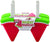Joie Frozen Treat Molds Joie Watermelon Freeze Pop Mold