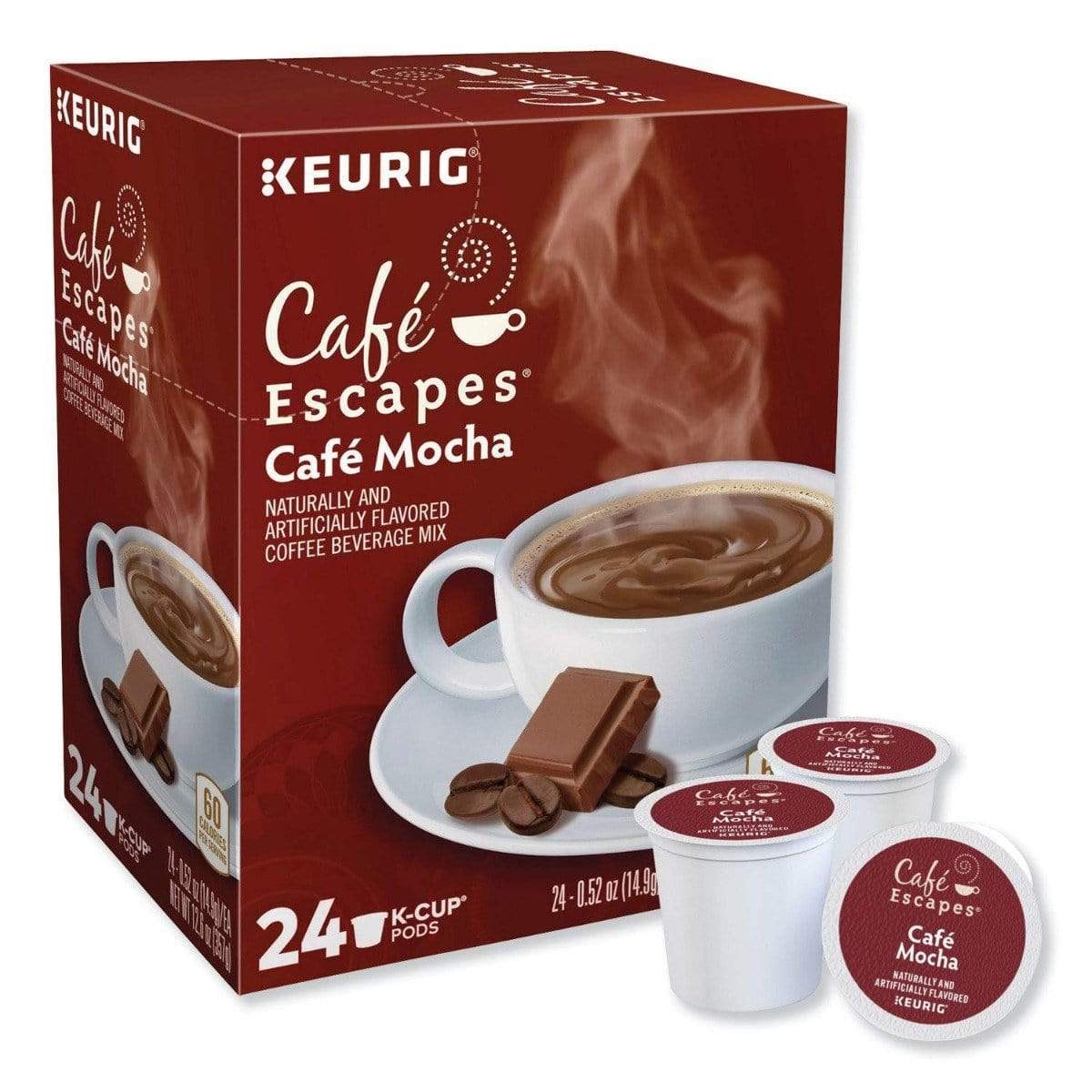 K-Cups Café Escapes Café Mocha K-Cup Coffee - 24 Count Box
