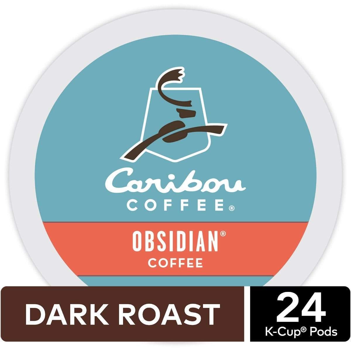 Caribou Obsidian K-Cup Coffee - 24 Ct. Box