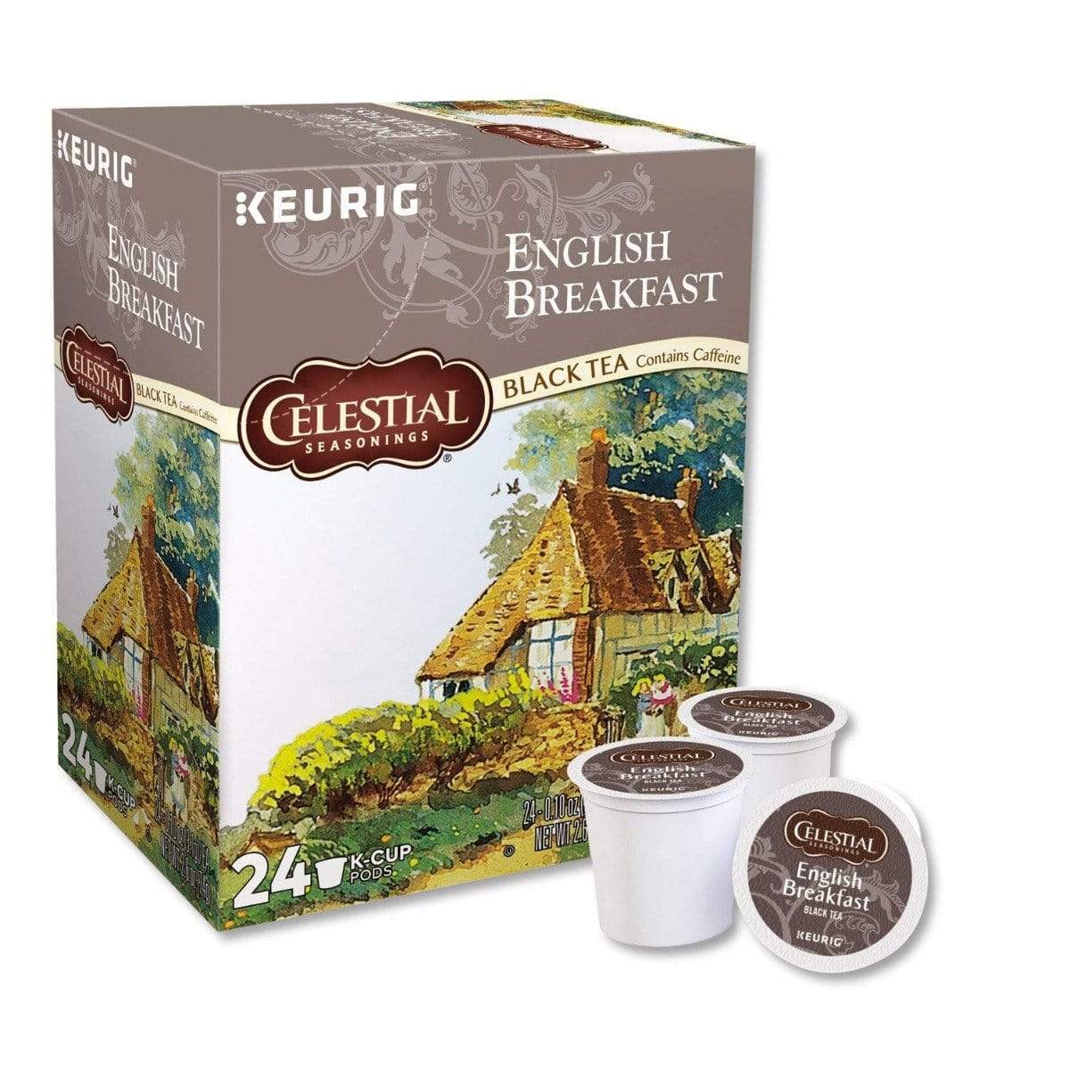 Keurig K-Cups Celestial Seasoning English Breakfast K-Cup Tea - 24 Count Box