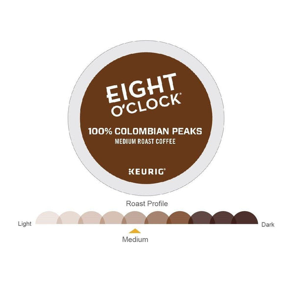 Eight O'Clock Coffee Colombian Peaks K-Cup Coffee - 24 Count Box
