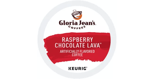 Gloria Jean's Coffees Raspberry Chocolate Lava K-Cup Coffee - 24 Count Box