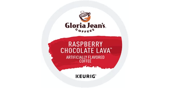 Keurig K-Cups Gloria Jean's Coffees Raspberry Chocolate Lava K-Cup Coffee - 24 Count Box