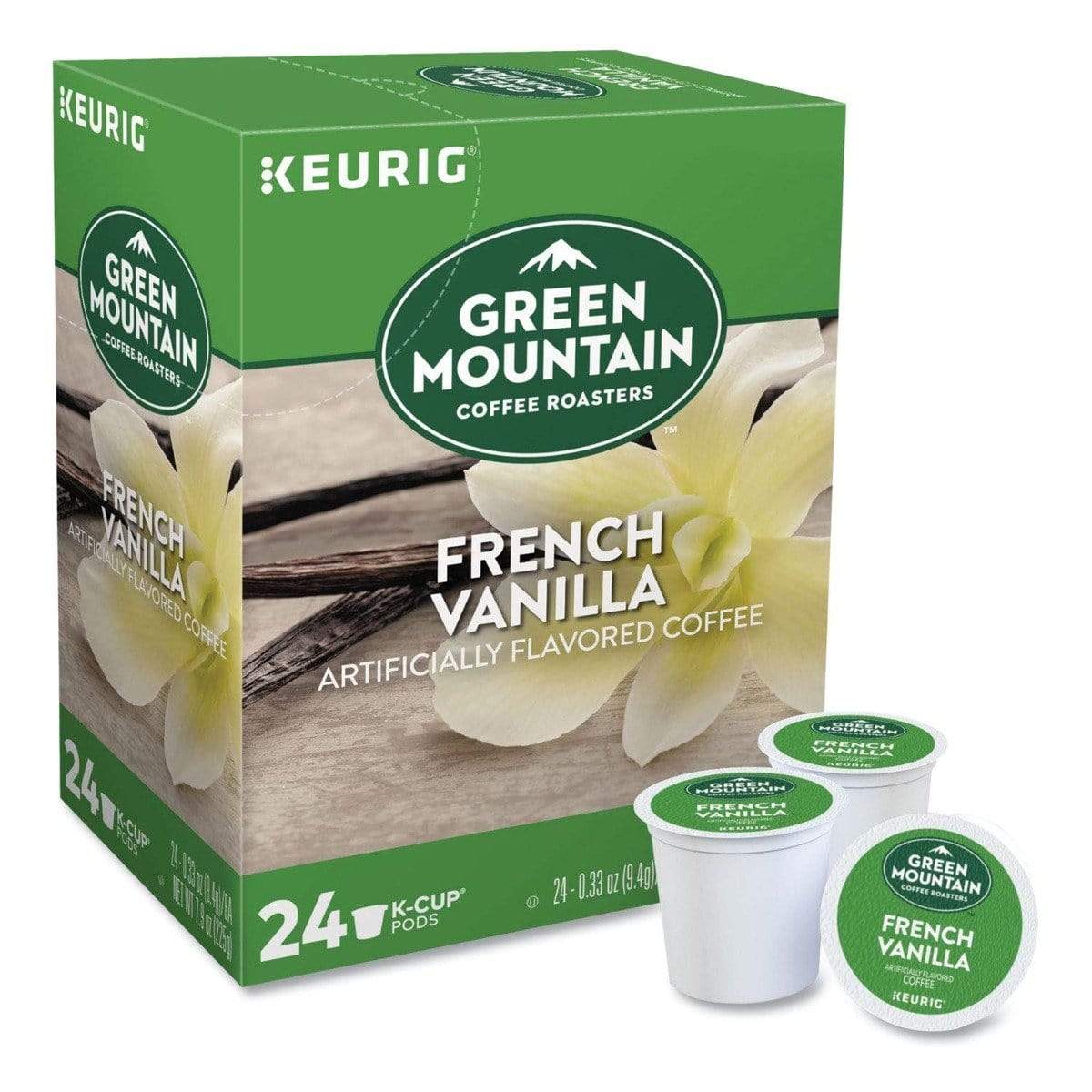 Keurig K-Cups Green Mountain Coffee Roasters French Vanilla - 24 Count Box