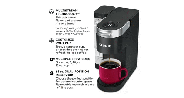 Electric Coffee Maker Keurig K-Supreme Black