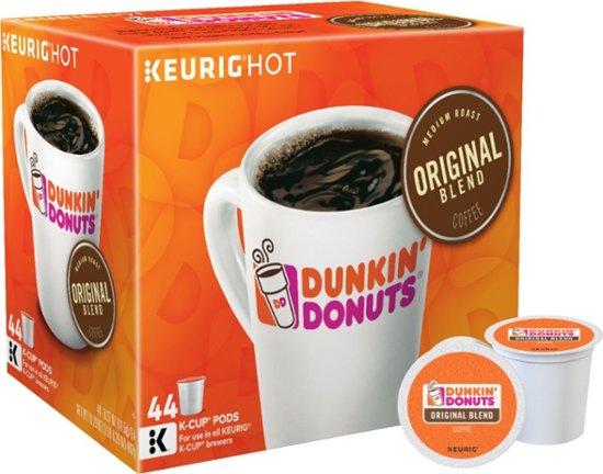 K-Cups Keurig Dunkin Donuts Original K-Cup Coffee (44 Count Box)
