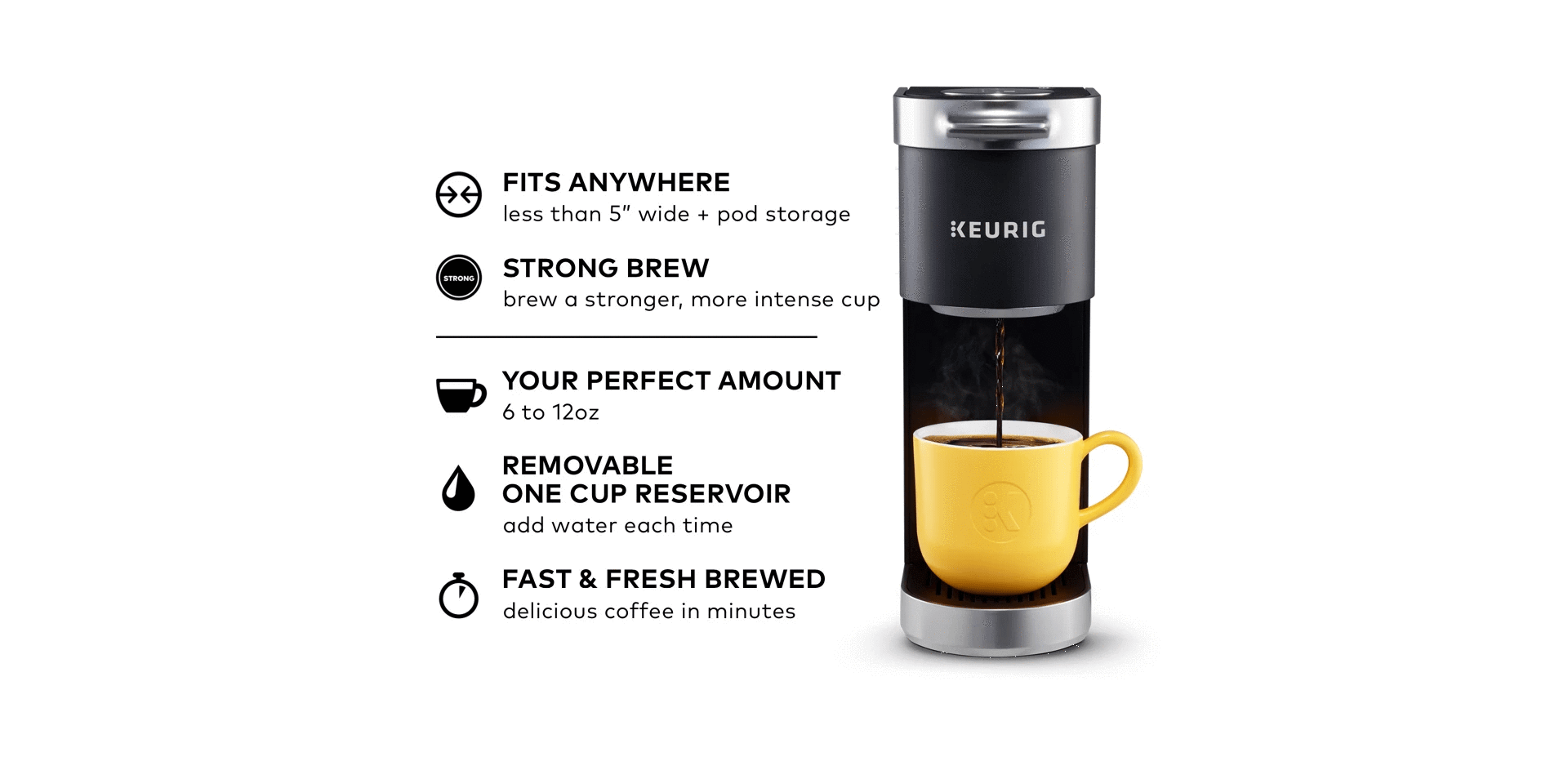 Keurig K-Mini Plus Single Serve K-Cup Pod Coffee Maker & Reviews