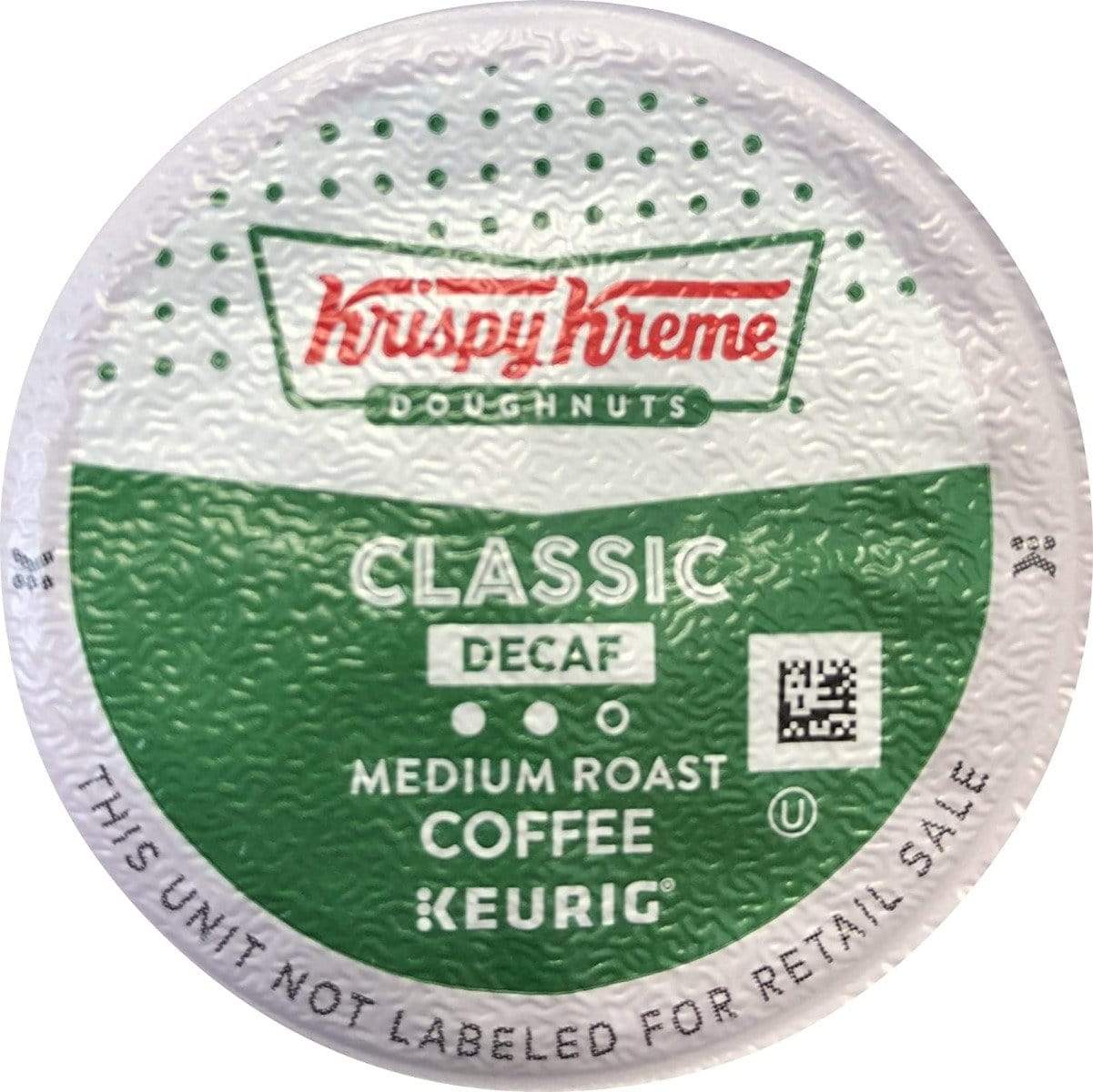 Keurig K-Cups Krispy Kreme Doughnuts Classic Decaf K-Cup Coffee - 24 Count Box