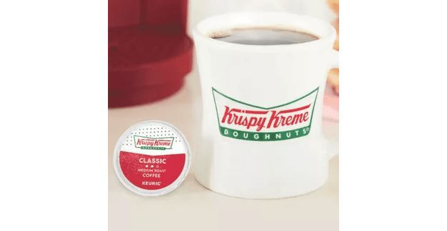Keurig K-Cups Krispy Kreme Doughnuts Classic K-Cup Coffee - 24 Count Box