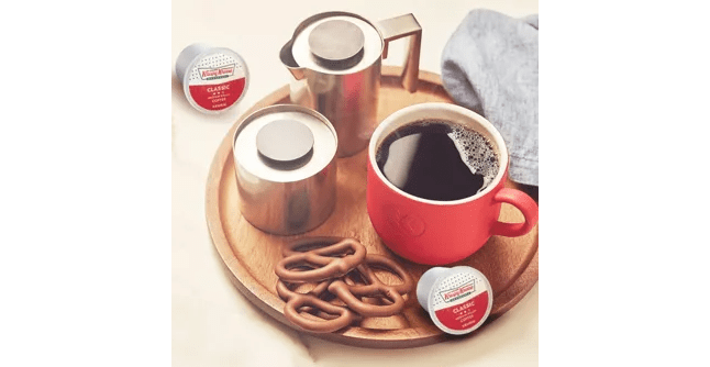 Keurig K-Cups Krispy Kreme Doughnuts Classic K-Cup Coffee - 24 Count Box