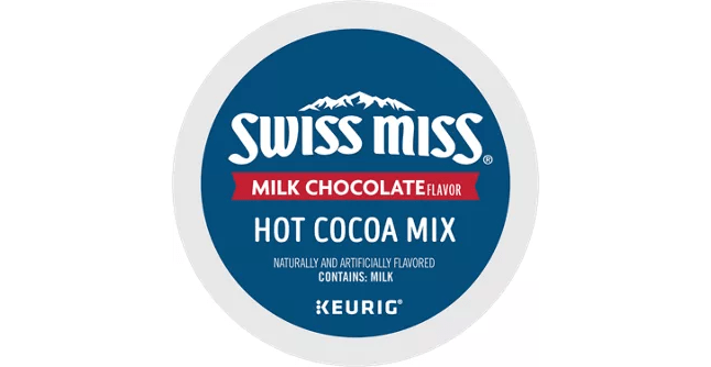 Swiss Miss Milk Chocolate K-Cup Hot Cocoa - 22 Count Box