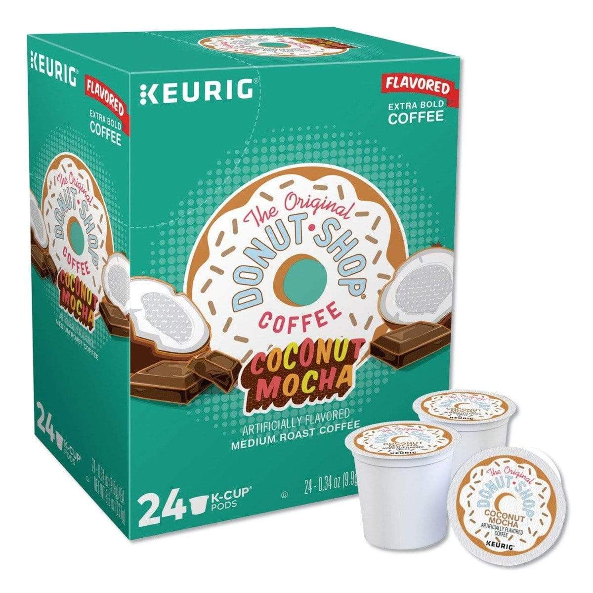 Keurig K-Cups The Original Donut Shop Coconut Mocha K-Cup Coffee - 24 Count Box