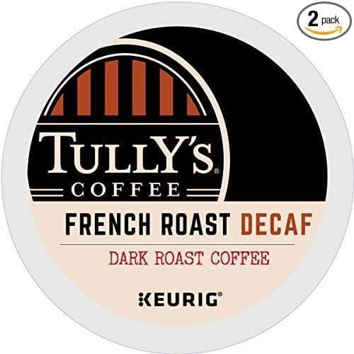 Tully's Coffee French Roast Decaf K-Cup Coffee - 24 Count Box