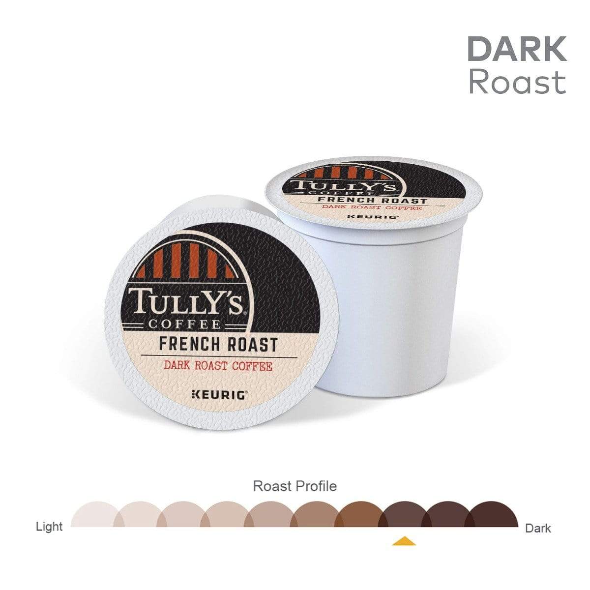 Tully's Coffee French Roast K-Cup Coffee - 24 Count Box