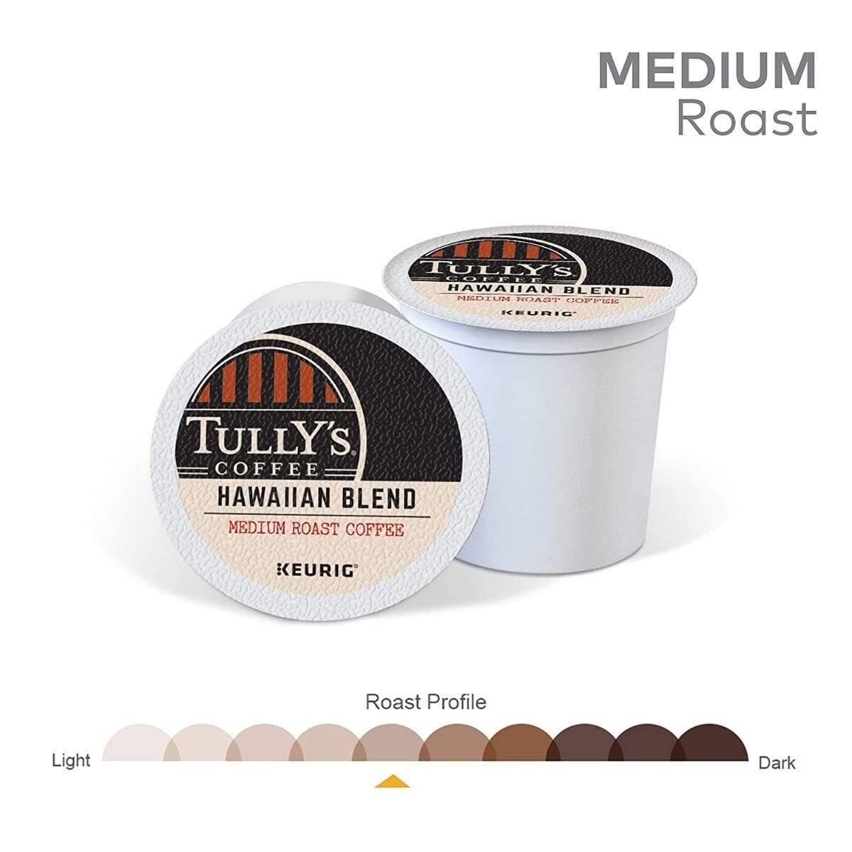Tully's Coffee Hawaiian Blend - K-Cup Coffee - 24 Count Box