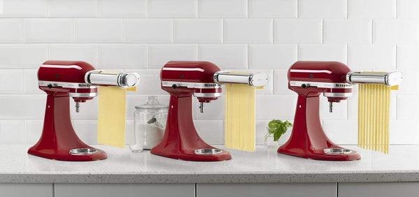 3 Piece Pasta Roller Cutter Maker Attachment Set For KitchenAid Stand Mixer