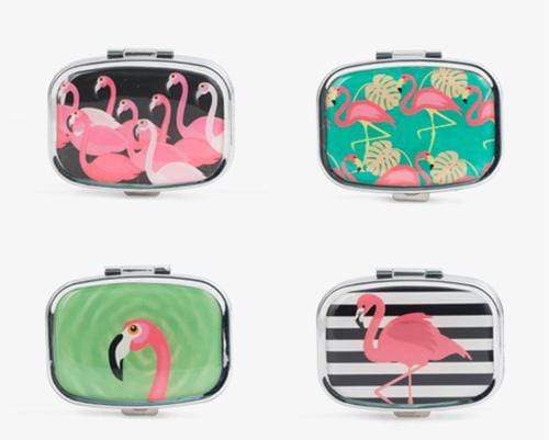 Kikkerland Canisters & Dry Food Storage Kikkerland Flamingo Pill Box - Assorted Styles