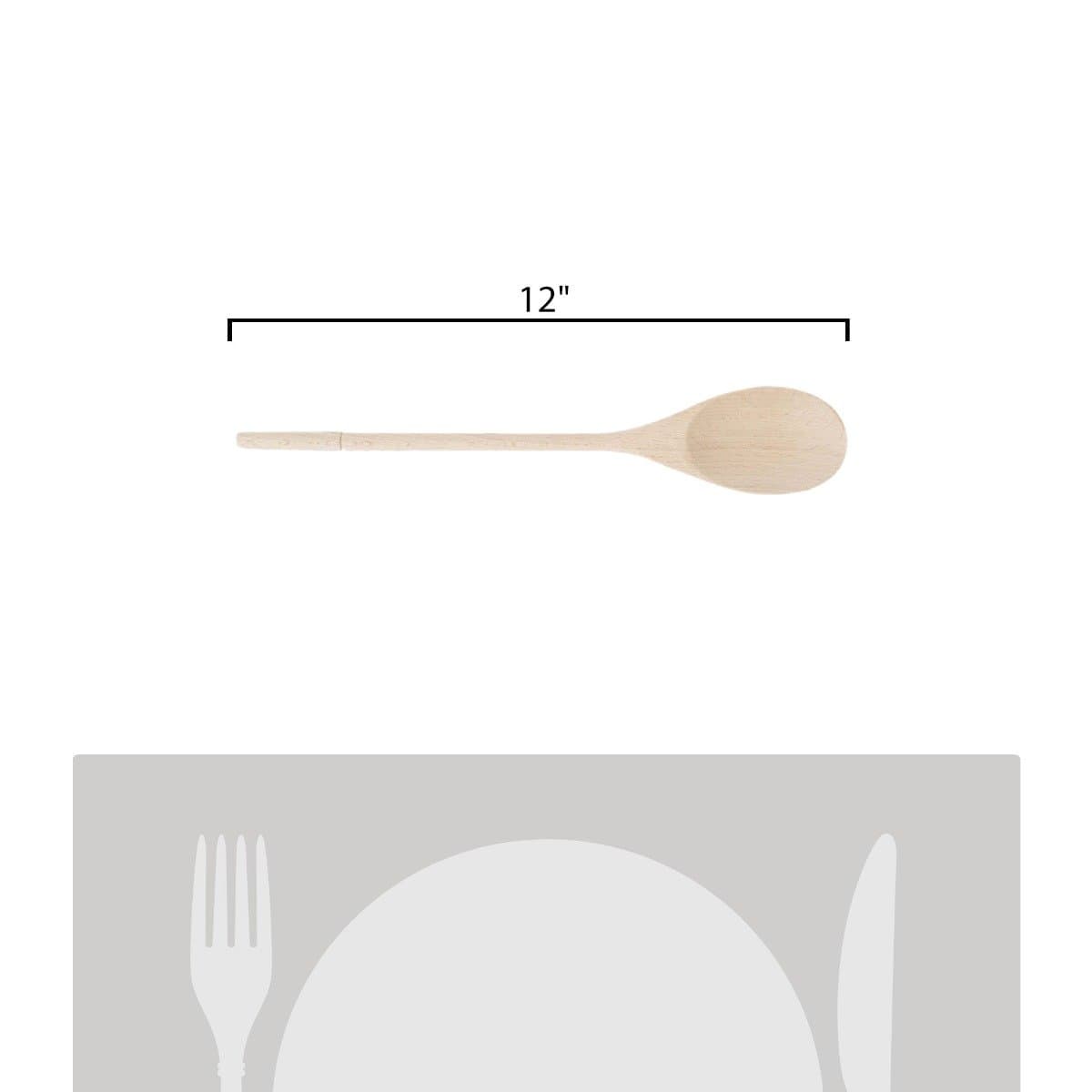 12in Mixing Spoon - Beech