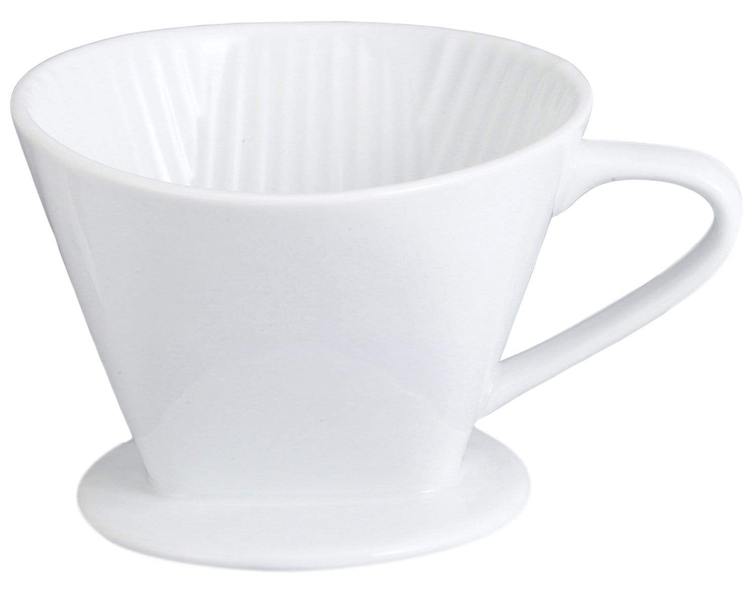 Kitchen & Company Pour Over #4 Porcelain Cone Filter Coffeemaker