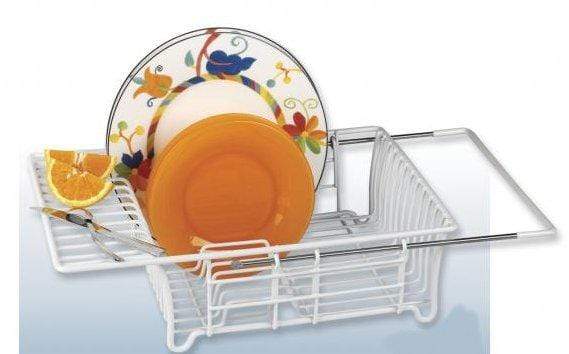 Kitchen &amp; Company Dish Drainer Adjustable Over-the-Sink Dish Drainer