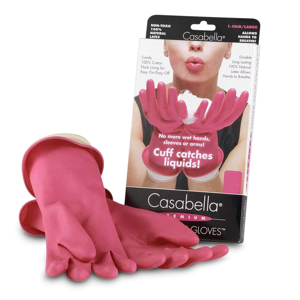 Kitchen & Company Gloves Casabella Gloves Waterstop Pink Gloves - Small