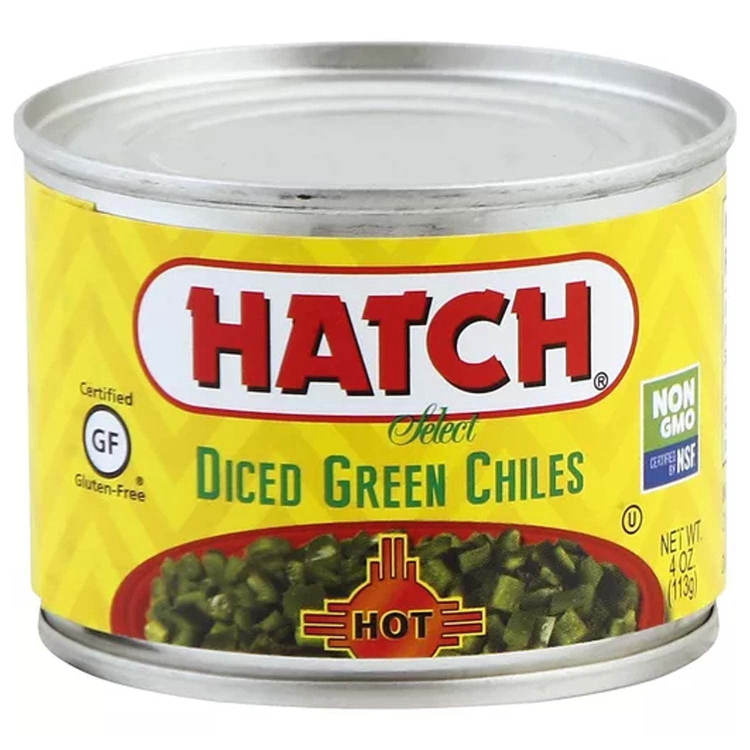 Kitchen & Company Spices & Seasonings Diced Green Chiles Hot 4 oz