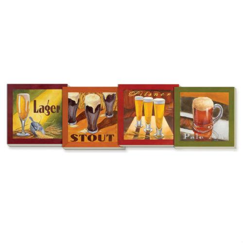 Kitchen & Company Coaster Favorite Beer Coasters (Set Of 4)